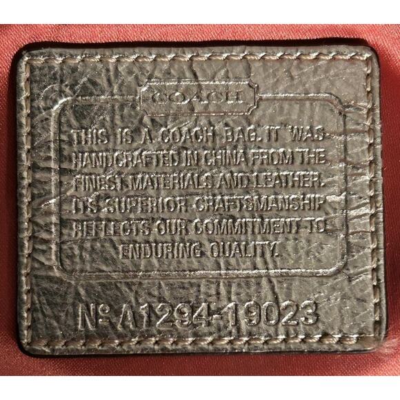 Coach Poppy Dream Signature Colorful Metallic Tote 19023 - Picture 9 of 9